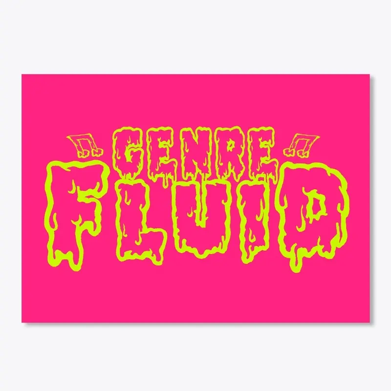 Genre Fluid - Lime Green Letters